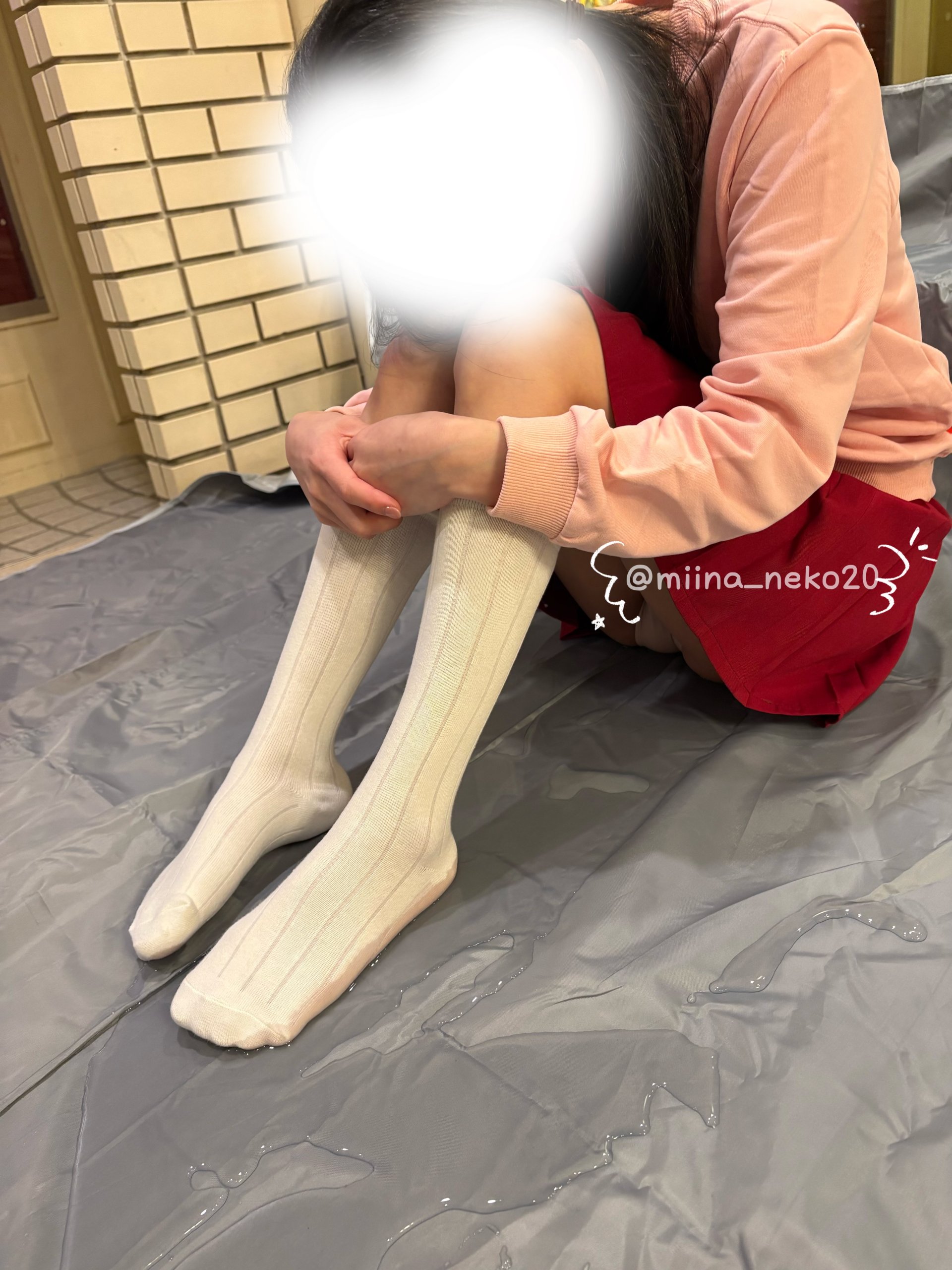 I made a puddle…💦