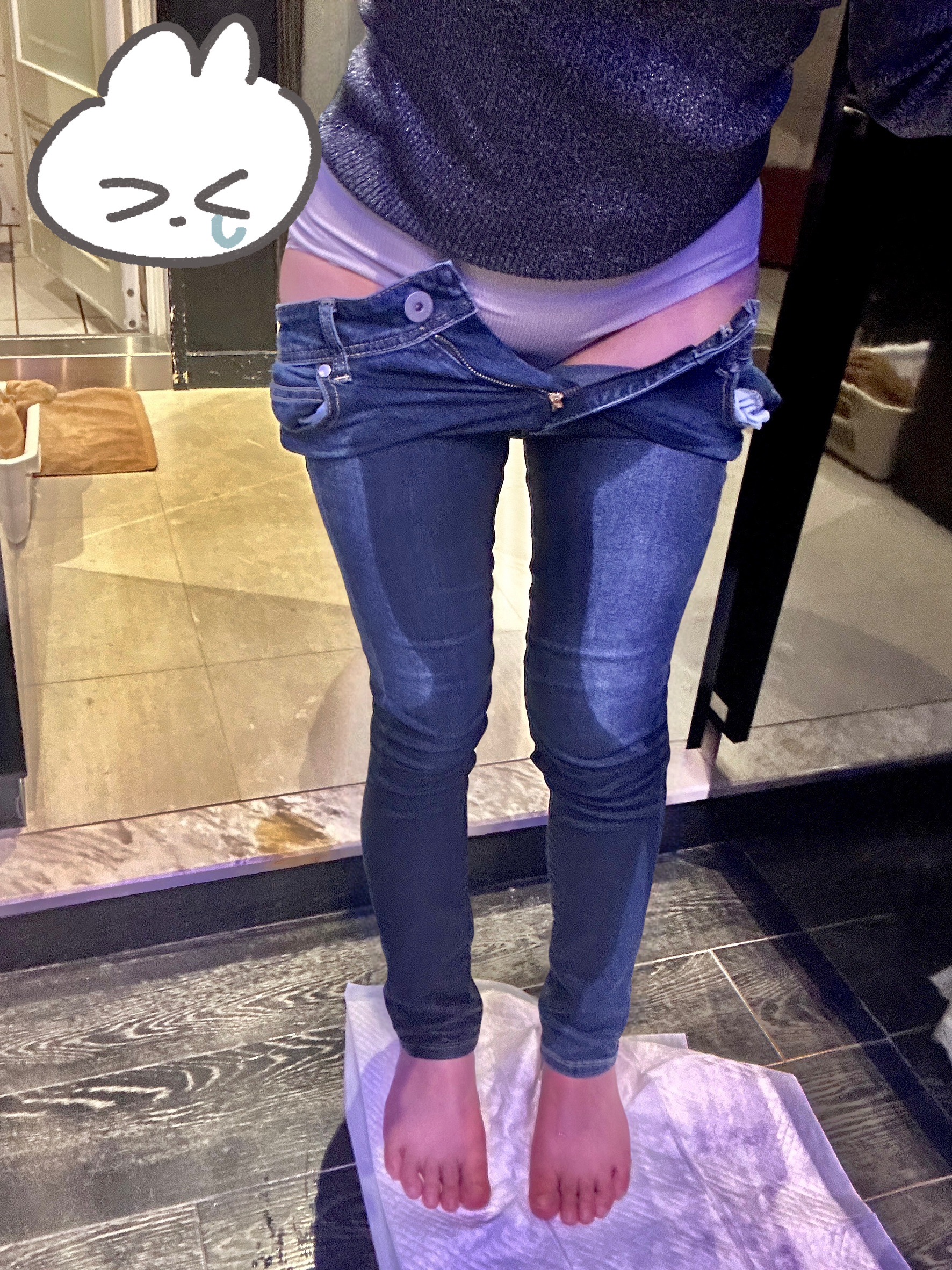 ♡Soaked Skinny Pants♡