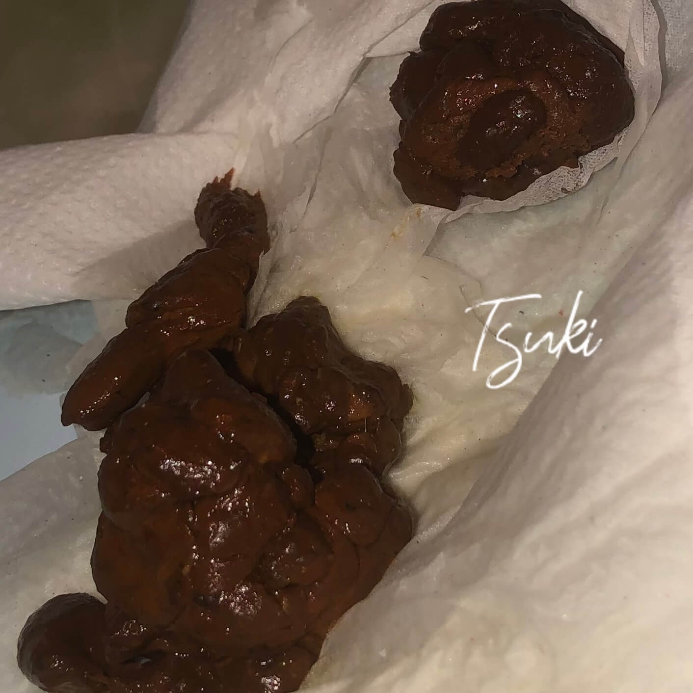 The day before yesterday’s poop 💖